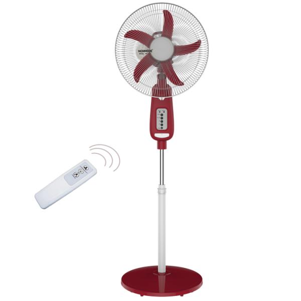 Kennede KN-2926HR Rechargeable Floor Stand Fan - 16 Inch (With Remote)